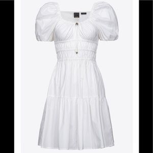 NWT Pinko Mini Dress with Puff Sleeves